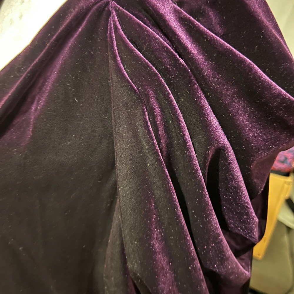 Badgley mischka velvet dress